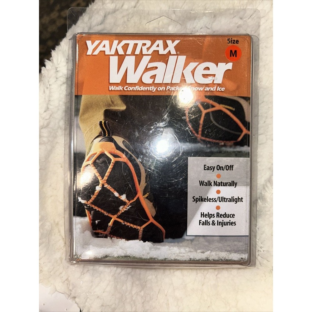 Yaktrax Walker Traction Cleats - Walking on Snow & Ice - 1 Pair Medium